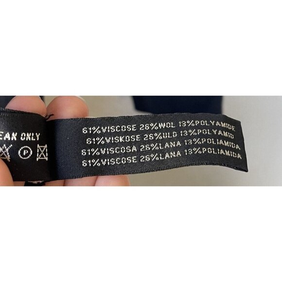 Ralph Lauren Black Label Sheath Dress Size 6  MInimalist Capsule Wardrobe Wool - Picture 8 of 8